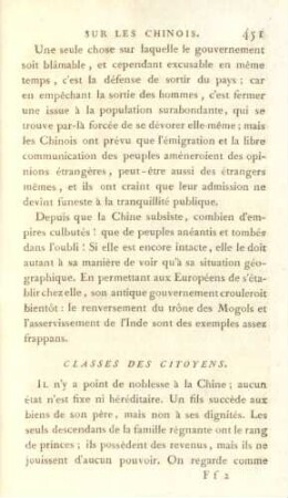 Classes des citoyens