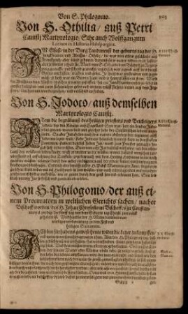 Von S. Jodoco/ ...
