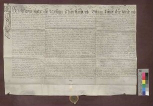 Lehnrevers des Martin Locher von Norsingen gegenüber dem Basler Domkapitel.