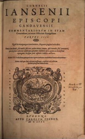 Commentarii in suam Concordiam ac totam Historiam evangelicam