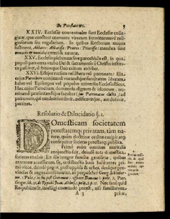 Resolutio & Dilucidatio §. 1.