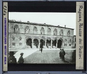 Dubrovnik, Rektorenpalast : Außenansicht: Loggia