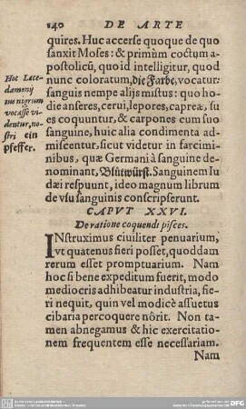 CAPUT XXVI. De ratione coquend[.] pisces.