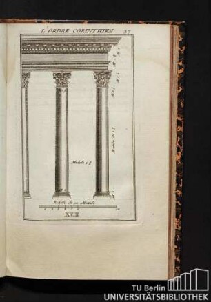 XVIII. L'Ordre Corinthien. Description de...