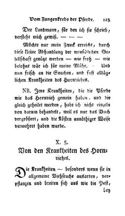 X. §. Von den Krankheiten des Hornviehes