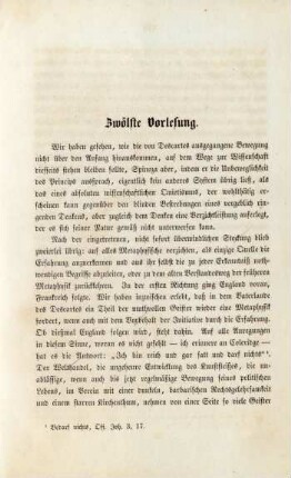 Zwölfte Vorlesung