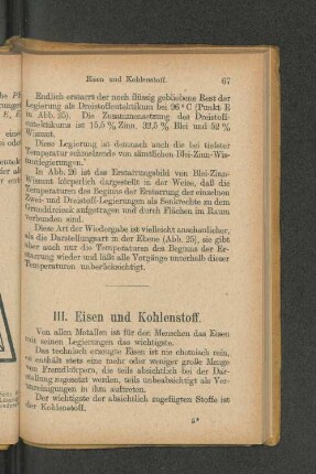 III. Eisen und Kohlenstoff.