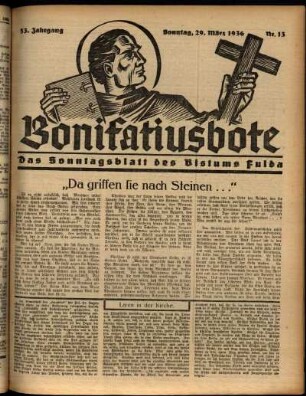 Ausgabe vom Sonntag, den 29. März 1936.