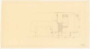 Evangelisches Gymnasium »Zum Grauen Kloster«, Berlin-Wilmersdorf Erweiterungsbau: Grundriss Außenanlagen ca. 1:200