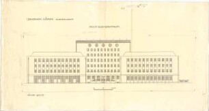 Fischer, Theodor; München - Westend, Bergmannstr.; Ledigenheim - Ansicht