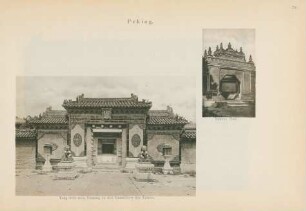 Peking. Yang-hsin-men, Eingang zu den Gemächern des Kaisers
