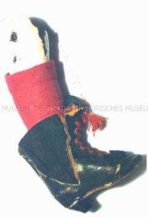 Puppenbein (mit Strumpf und Schuh)