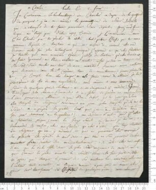 Brief von Victorine de Chamisso an Charles de Chamisso