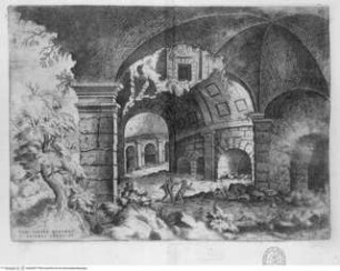 Discorsi sopra l'antichità di Roma., Tafel 16: Haec partes quasdas interiores Colossei.