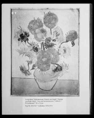 Vase mit Sonnenblumen