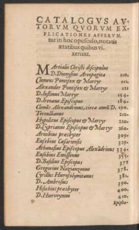 Catalogus Autorum ...