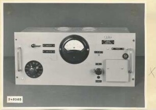 Pegelschreiber, Einschub Typ 06.23004.1, Pegelzeiger Frontseite, Foto 1954