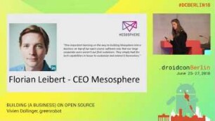 Building (a business) on open source