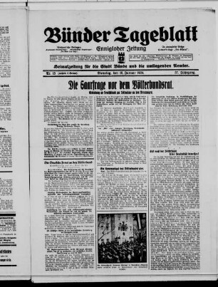Bünder Tageblatt. 1901-1942