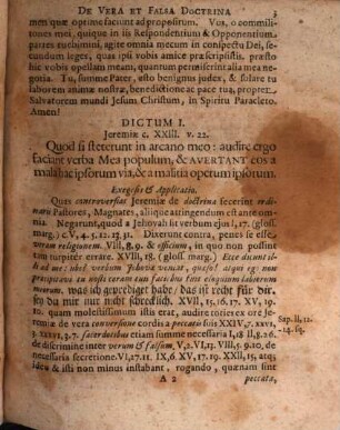 De vera et falsa doctrina recte dignoscenda disquisitiones publicae in Alma Fridericiana : ex dictis ipsius scripturae sacrae V. & N. T. a. D. 1699 institutae