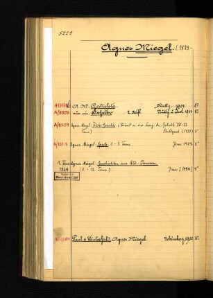 Agnes Miegel. (1879-.