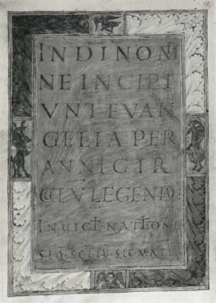 Evangelistar / Evangeliar /Sakramentar (mit angehefteten Seiten), Reichenau / Corvey