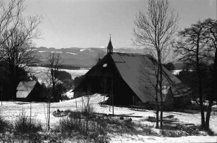 St. Märgen: Hof bei St. Märgen; Hintergrund Feldberg