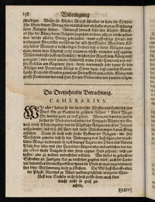 138-149, Die dreyzehendte Betrachtung