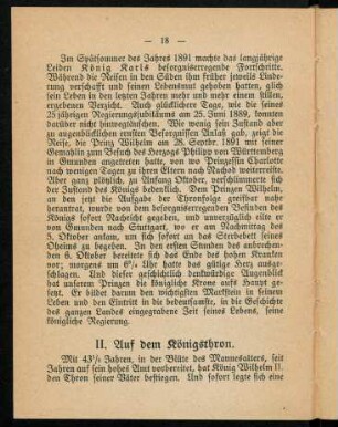 18-48, II. Auf dem Königsthron