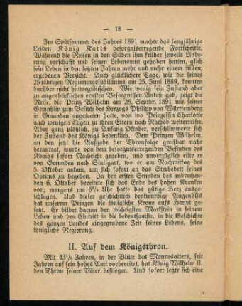 18-48, II. Auf dem Königsthron