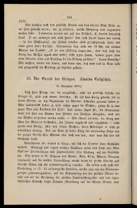 25. Der Grund des Kriges. Asantes geschichte (9. December 1872)