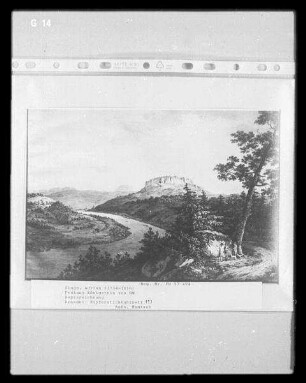 Festung Königstein von Nordwesten