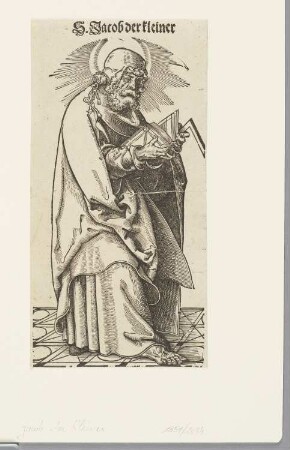 S. Jacob der kleiner, aus: "Christus, die Apostel und der heilige Paulus"