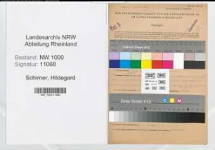 Entnazifizierung Hildegard Schirner, geb. 07.11.1914 (Dolmetscherin)
