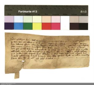 Revers Philipps von Münzenberg bezüglich seiner Verpflichtung als Burgmann auf der Burg Bingenheim durch Heinrich [von Hohenberg], Abt von Fulda