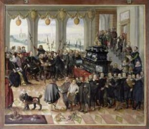 Die Übergabe des Pommerschen Kunstschranks