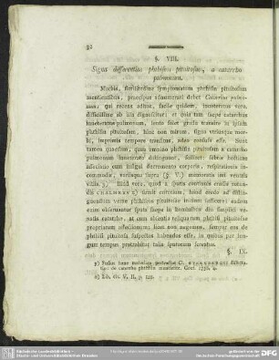 §. VIII. Signa differentiae phthiseos pituitosae, a catarrho pulmonum