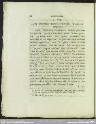 §. VIII. Signa differentiae phthiseos pituitosae, a catarrho pulmonum