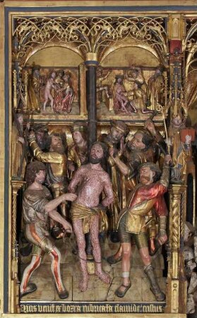 Szenen der Passion Christi bis zur Himmelfahrt — Geißelung Christi