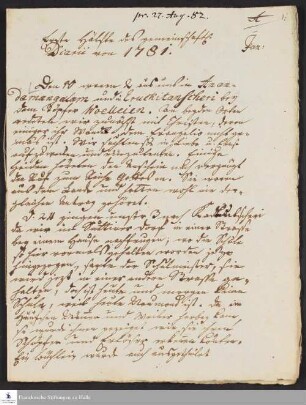 Tagebuch von Johann Balthasar Kohlhoff, Jacob Klein, Johann Friedrich König, Christoph Samuel John, Johann Peter Rottler und Johann Daniel Mentel.
