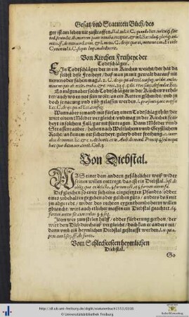 Von Diebstal
