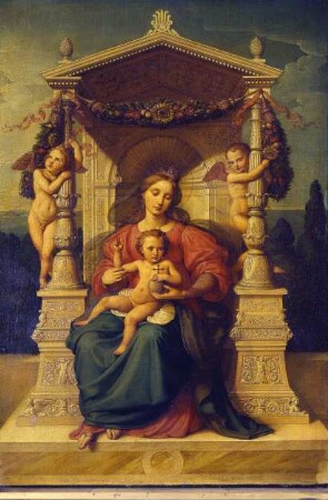 Thronende Madonna