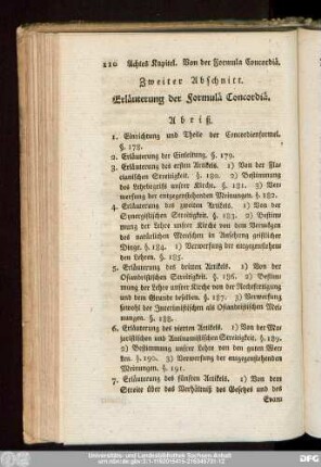 Zweiter Abschnitt. Erläuterung der Formulä Concordiä.