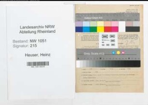 Entnazifizierung Heinz Heuser , geb. 26.05.1910 (Tierarzt)