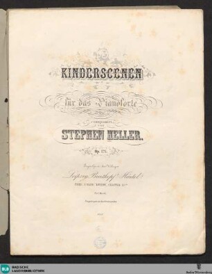 Kinderscenen : für das Pianoforte; op. 124