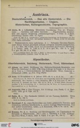 Austriaca (Nr. 435-808)