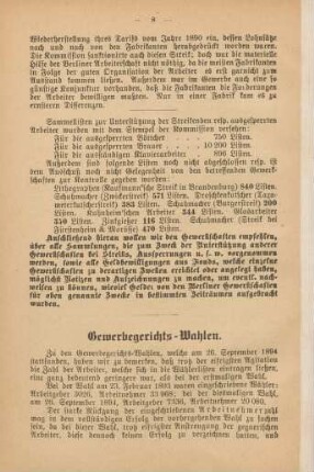 Gewerbegerichts-Wahlen.