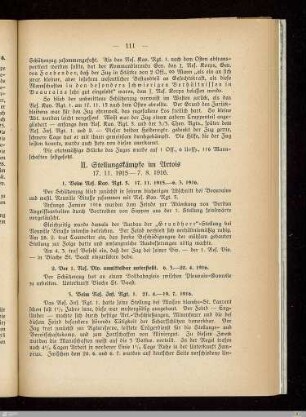 2. Der 1. Res. Div. unmittelbar unterstellt