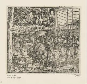 Von einem unvorsichtigen und unbesonnenen Feldhauptmann, aus: "OFFICIA M.T.C. EJn Bůch So Marcus Tullius Cicero der Römer zu seynem Sun Marco von den Tugentsamen Ämptern [...]", Augsburg 1545