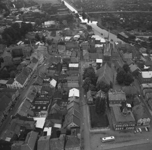 Stadtmitte von Grabow : Blickrichtung Westen